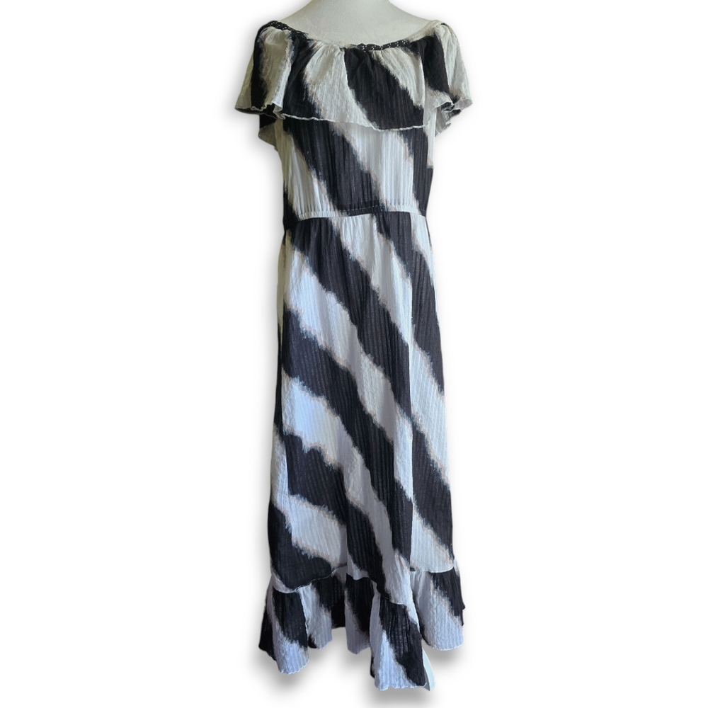 MICHEAL Michael Kors Ruffle Maxi Dress